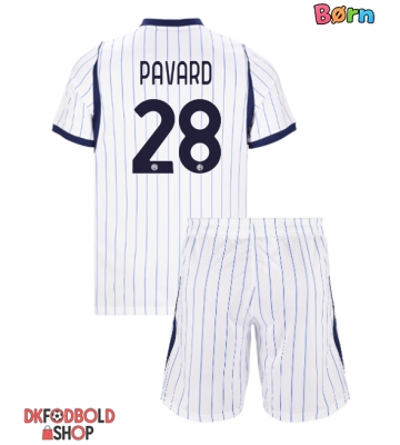 Inter Milan Benjamin Pavard #28 Udebanesæt Børn 2026-27 Kort ærmer (+ korte bukser)